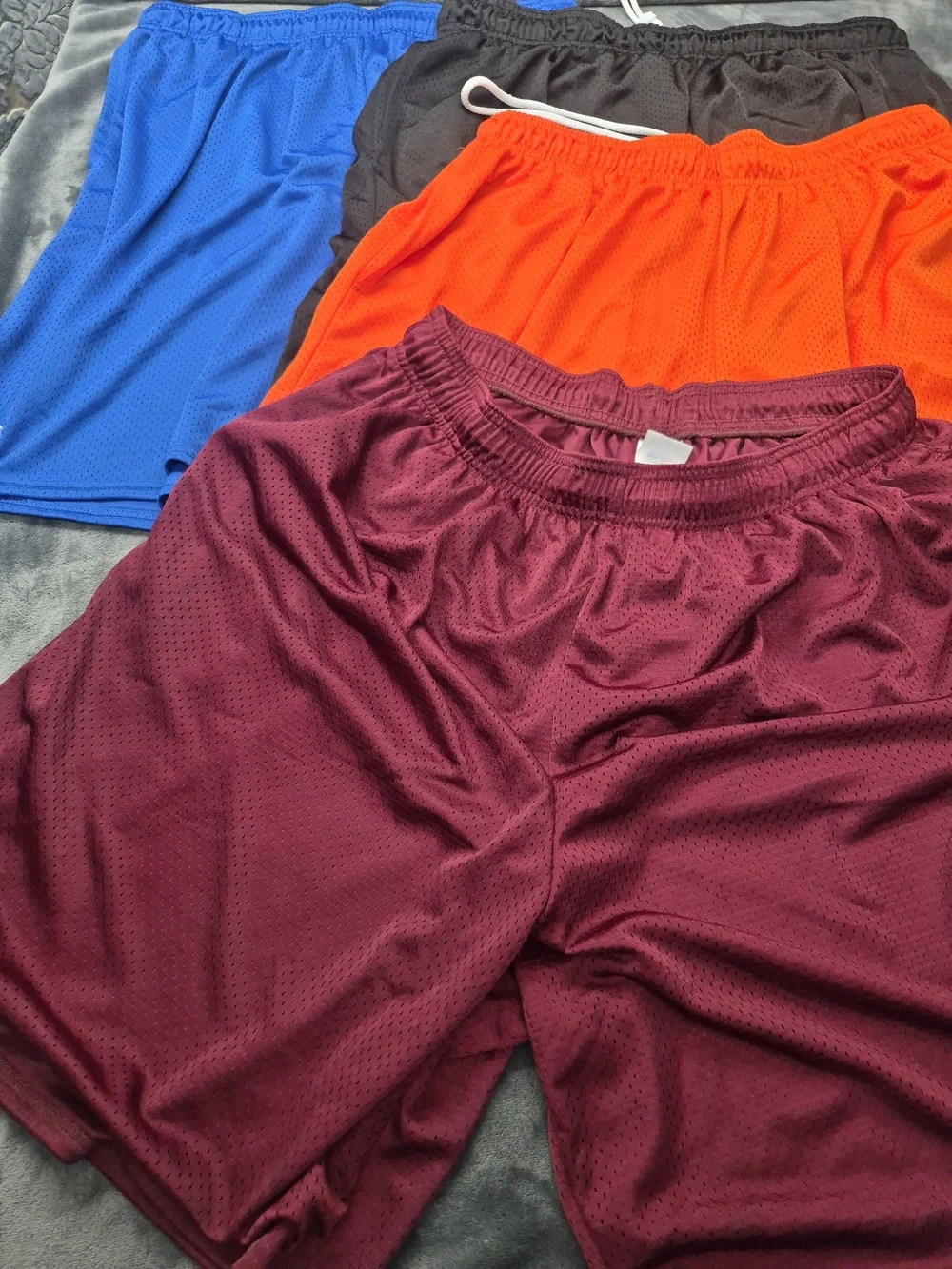Russel Athletic Mesh Short Bundle 4  Pcs 3XL Blue Black Orange Burgundy